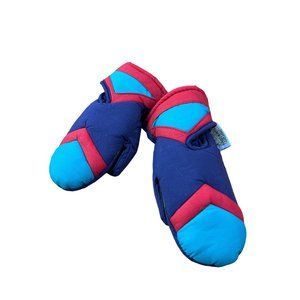 Vintage Gloves Retro MOD Children Winter Accessories Color Block Sustainable Fas